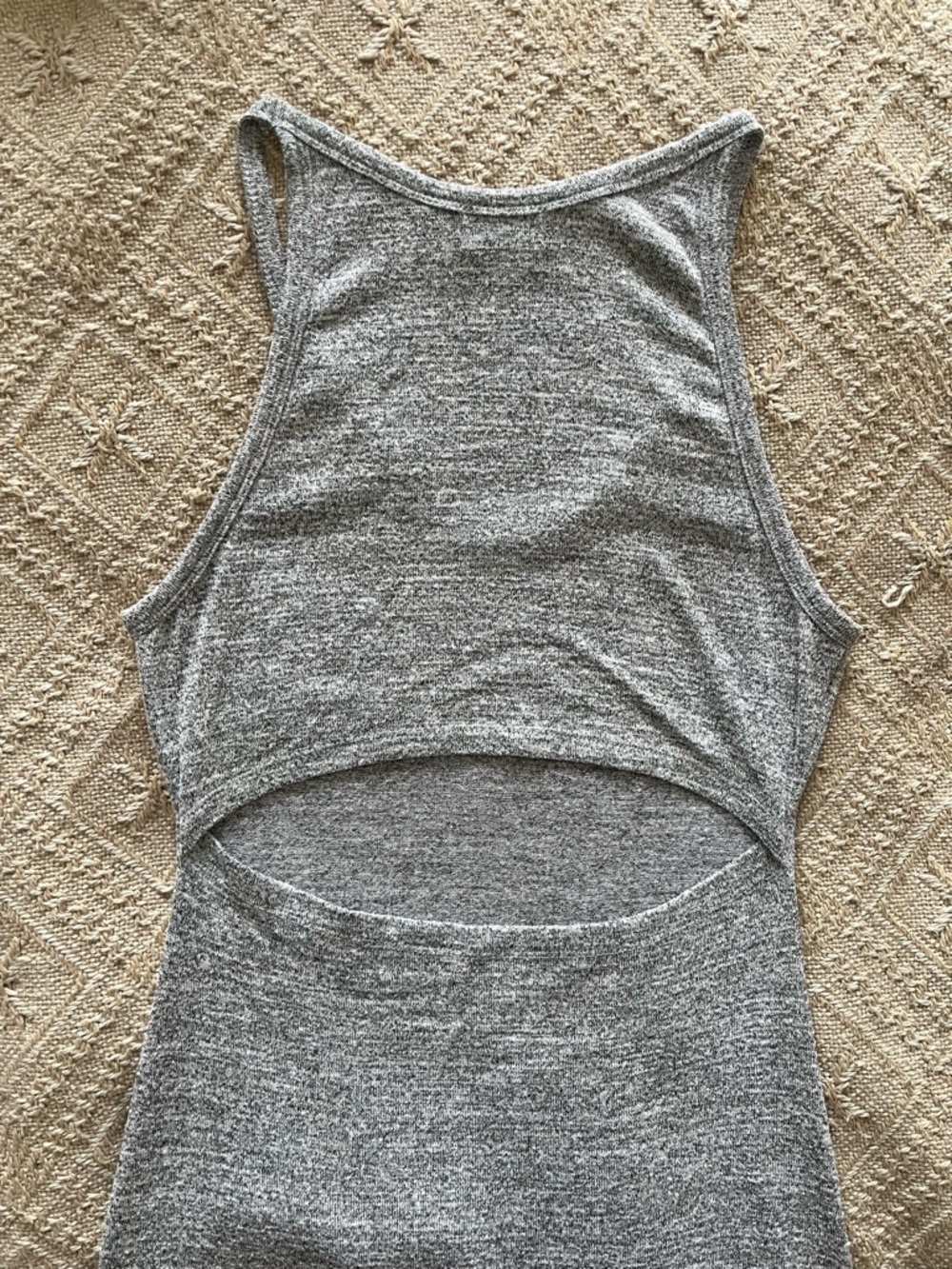 Wilfred Free Grey Bodycon Midi Dress | Size S | Minimalist Knit - Picture 10 of 10